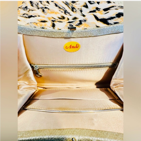 Vintage silver evening bag - Picture 6 of 8